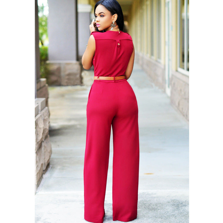 S4R-New Women Fashion Jumpsuits Siamese Pants