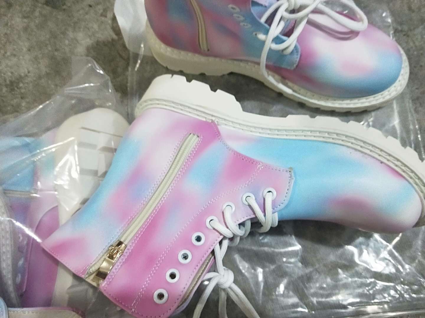 S4R-Colorful Martin boots women's casual boots