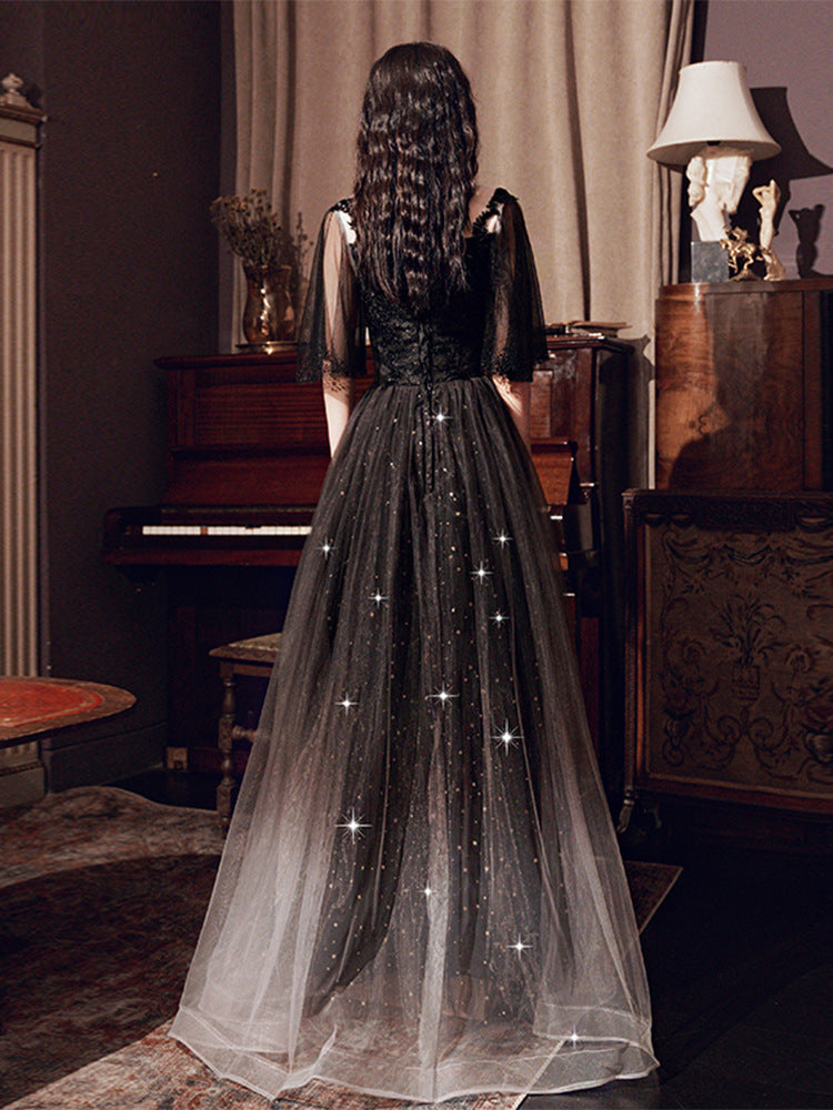 S4R-Black Annual French Dinner Dresses
