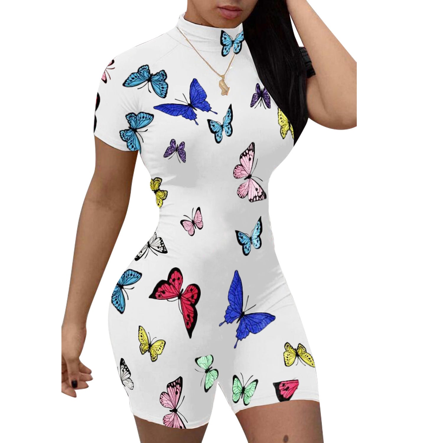 S4R-Hot Sexy Printing Jumpsuits Women's Wear