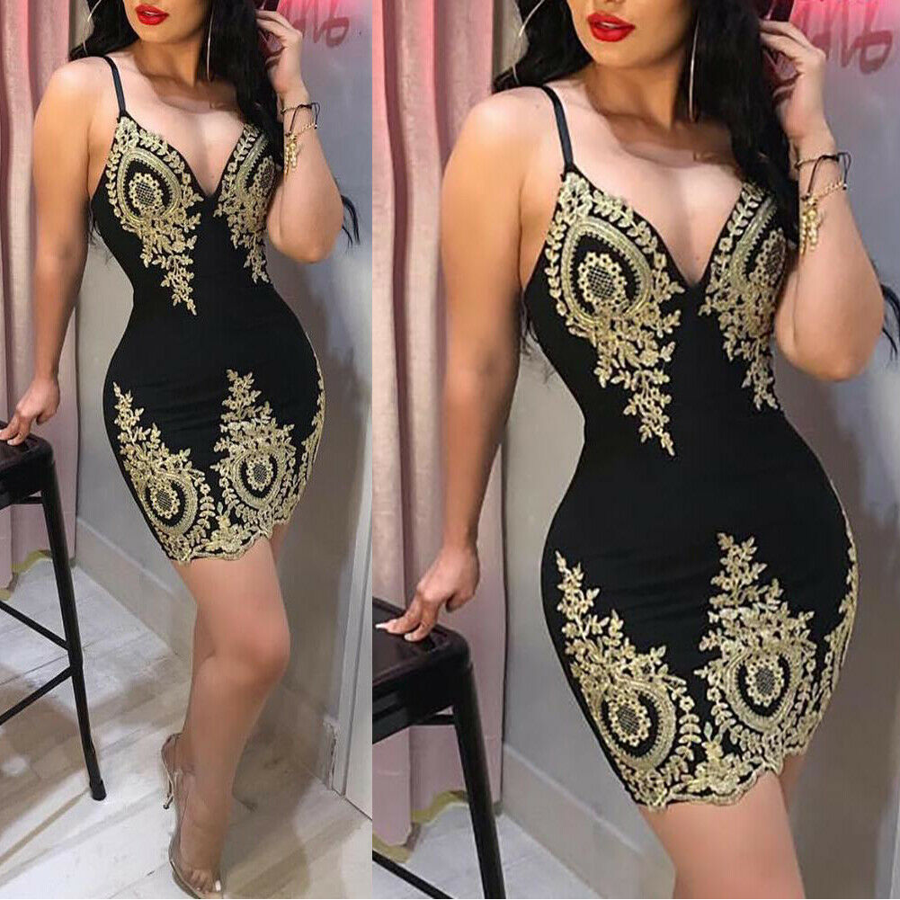 S4R-Sexy Strap Dress Women's Party Club Dresses Ladies