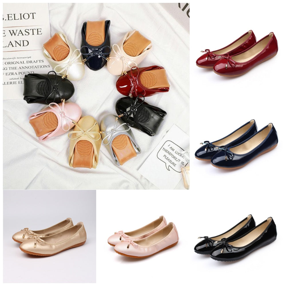 S4R-Bow flat shoes
