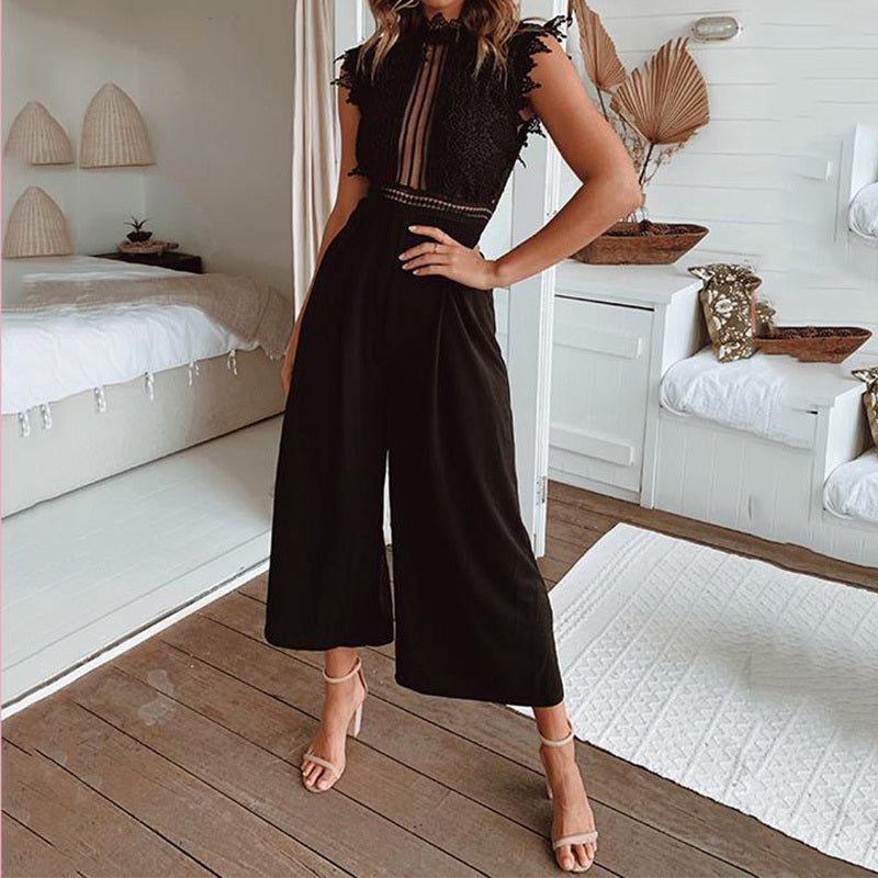 S4R-Womens Long Jumpsuits Summer Romper Casual Overalls