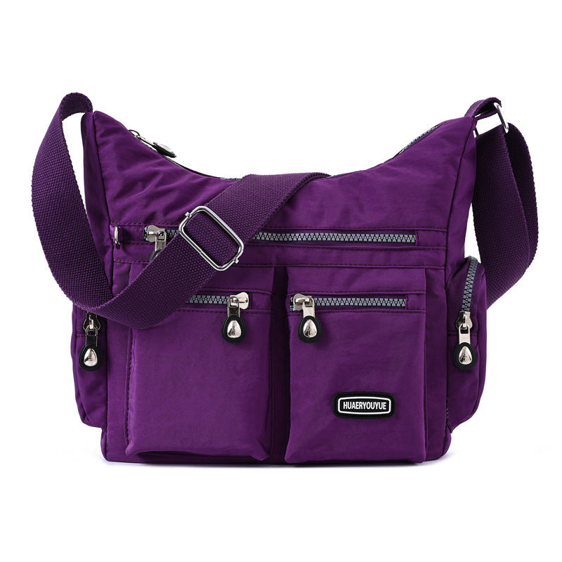 S4R-Women Shoulder Bags Multiple Pockets Waterproof Crossbody Bags