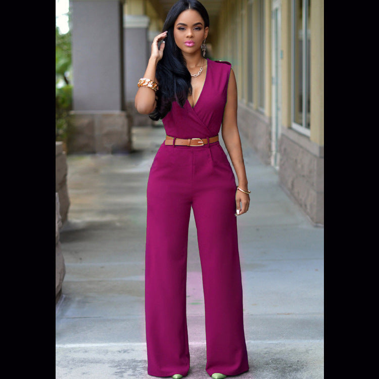 S4R-New Women Fashion Jumpsuits Siamese Pants