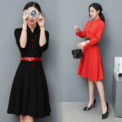 S4R-Long sleeved winter dresses