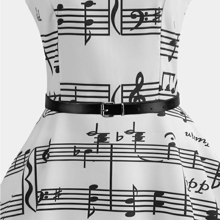 S4R-Retro floral print dresses