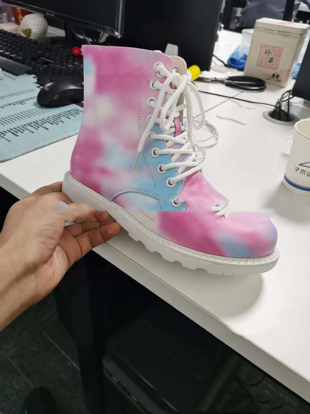 S4R-Colorful Martin boots women's casual boots