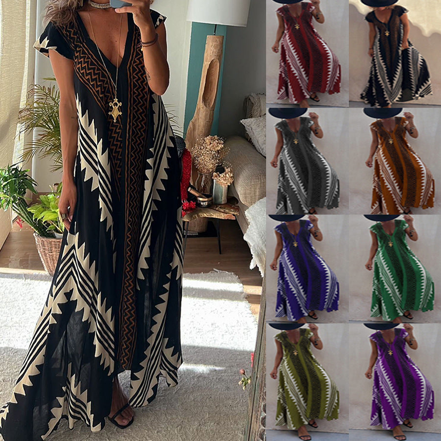 S4R-Casual Dresses Vacation Women's Loose