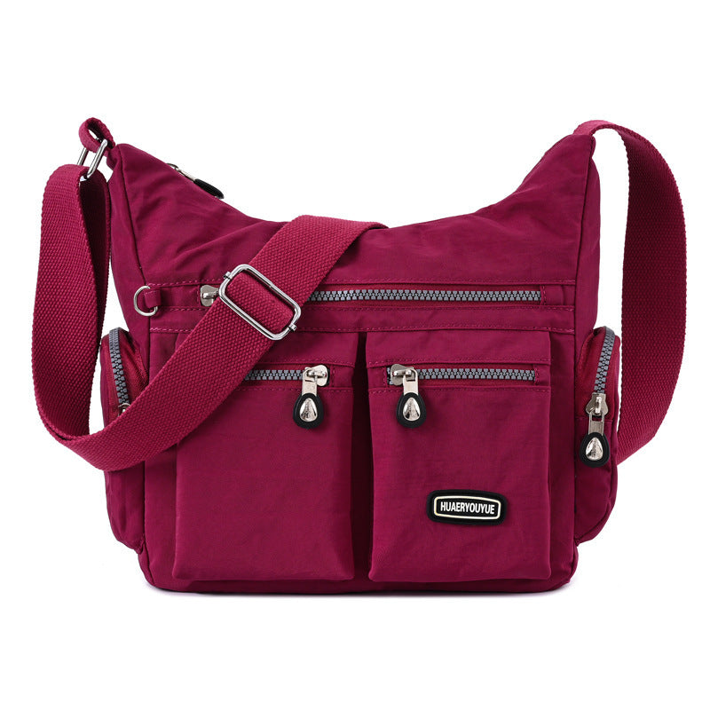 S4R-Women Shoulder Bags Multiple Pockets Waterproof Crossbody Bags