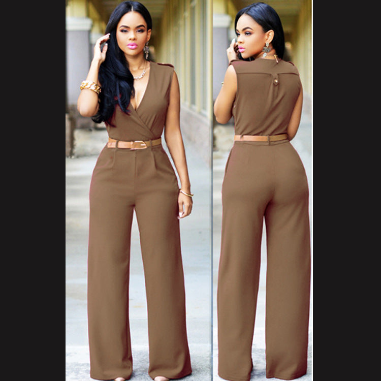 S4R-New Women Fashion Jumpsuits Siamese Pants
