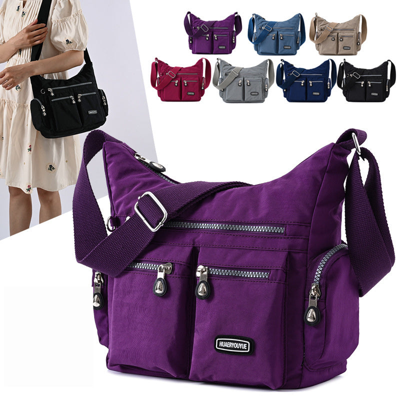 S4R-Women Shoulder Bags Multiple Pockets Waterproof Crossbody Bags