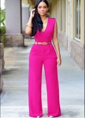 S4R-New Women Fashion Jumpsuits Siamese Pants