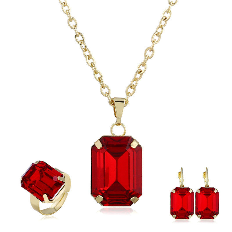 S4R-Bridal jewelry European and American jewelry set
