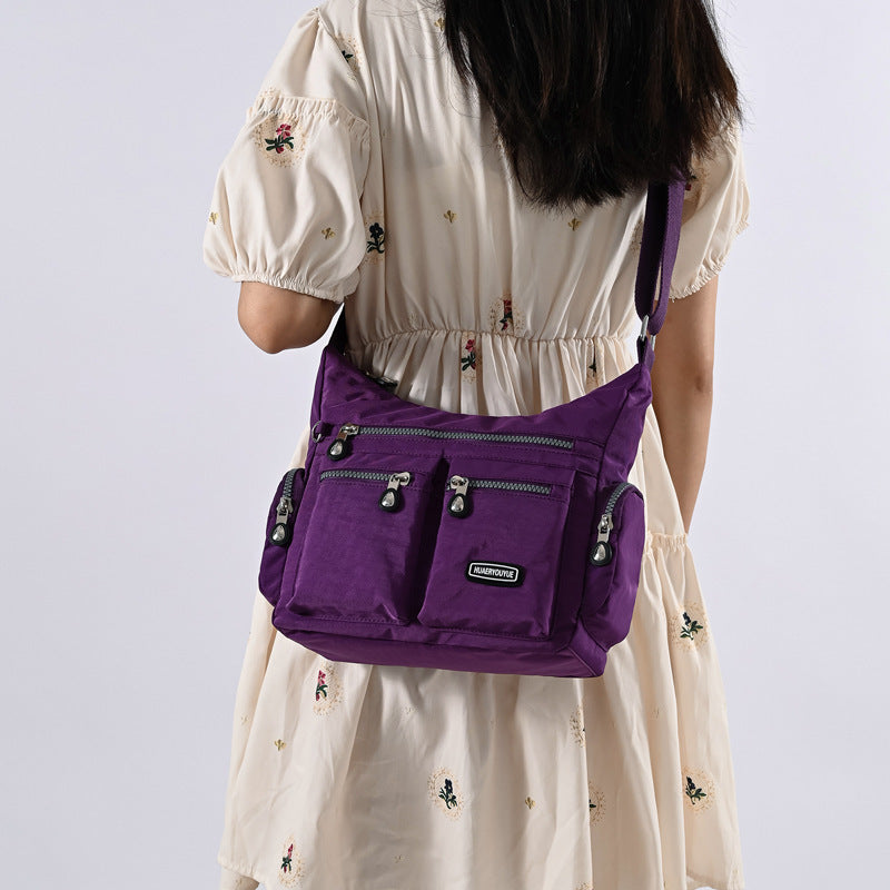 S4R-Women Shoulder Bags Multiple Pockets Waterproof Crossbody Bags