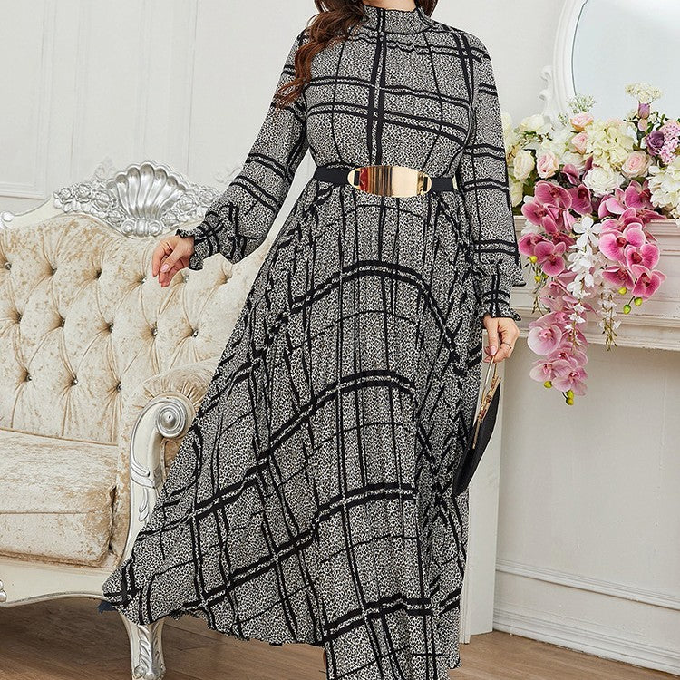 S4R-Europe And The United States Large Size Dresses Female