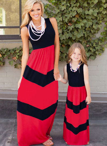 S4R- Women's Dresses Parent-child Wear